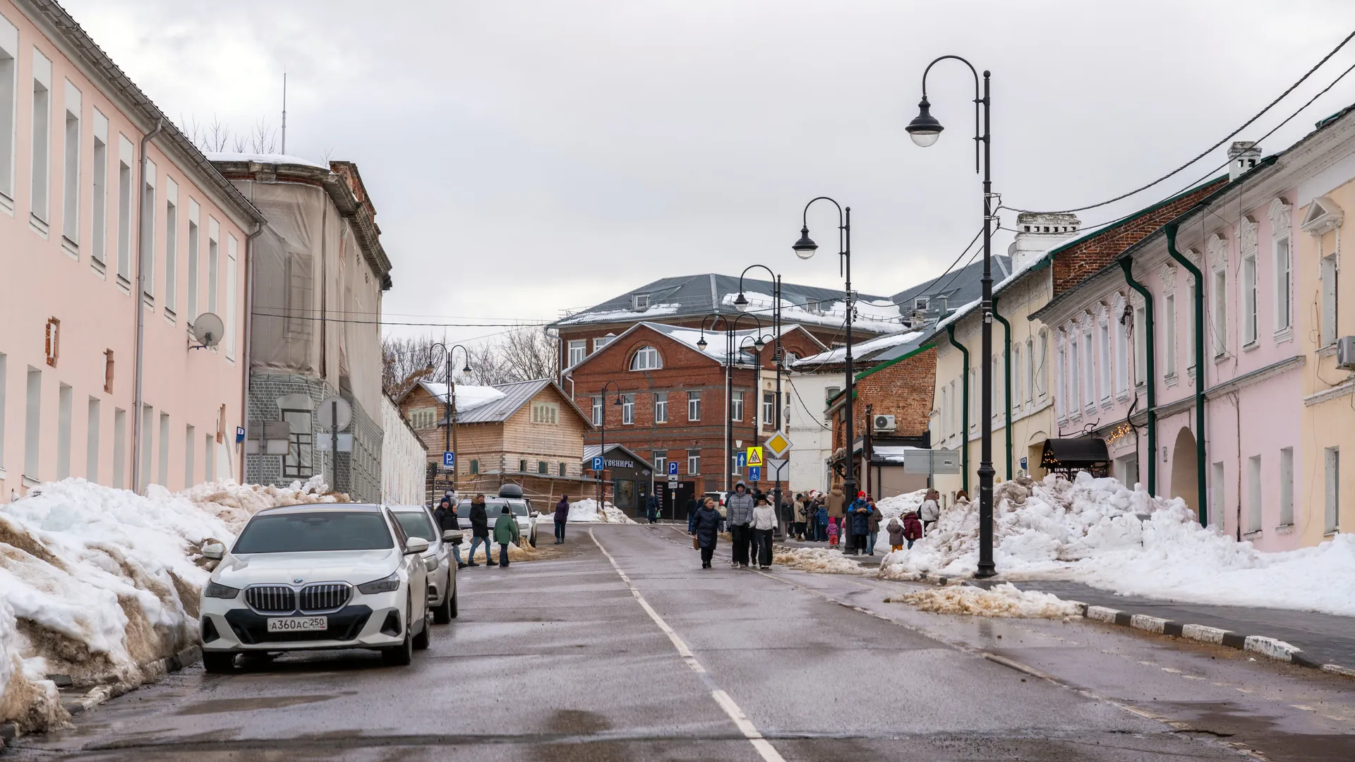 Улицы зимней Коломны