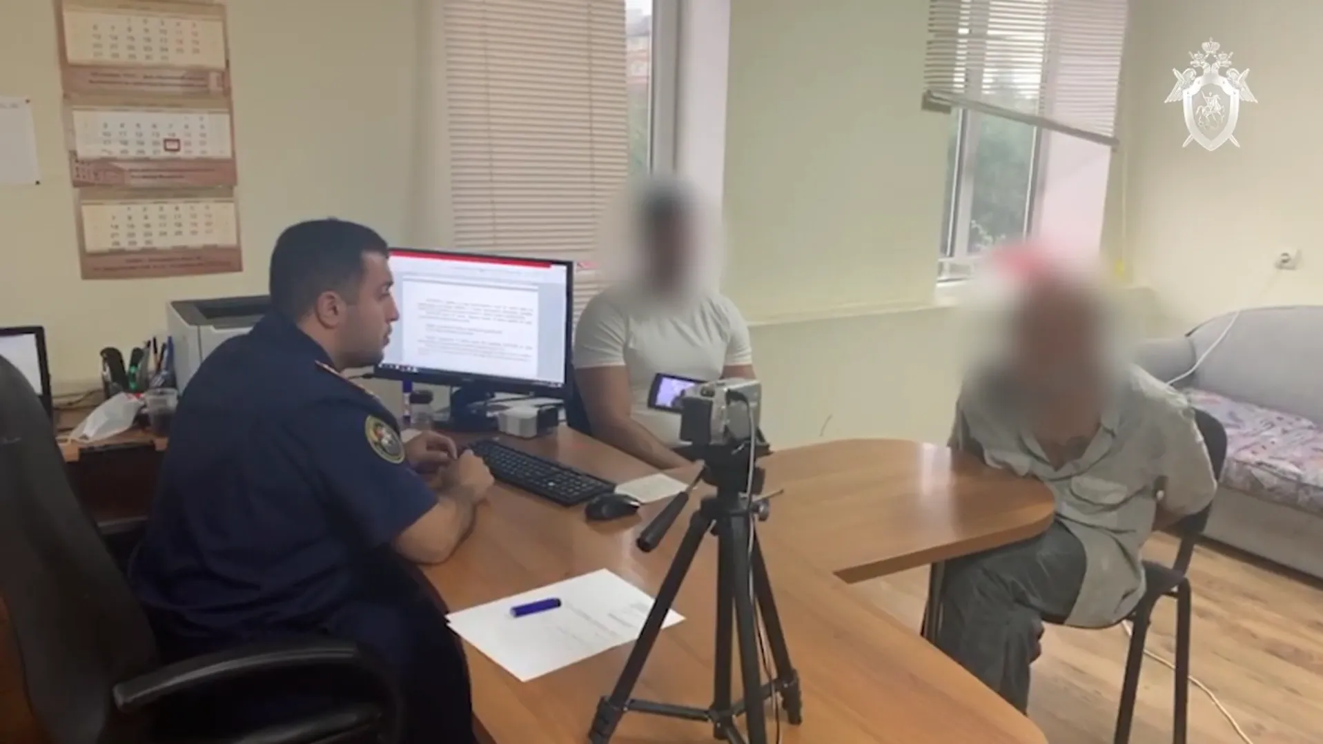 кадр видео пресс-службы Следственного комитета России