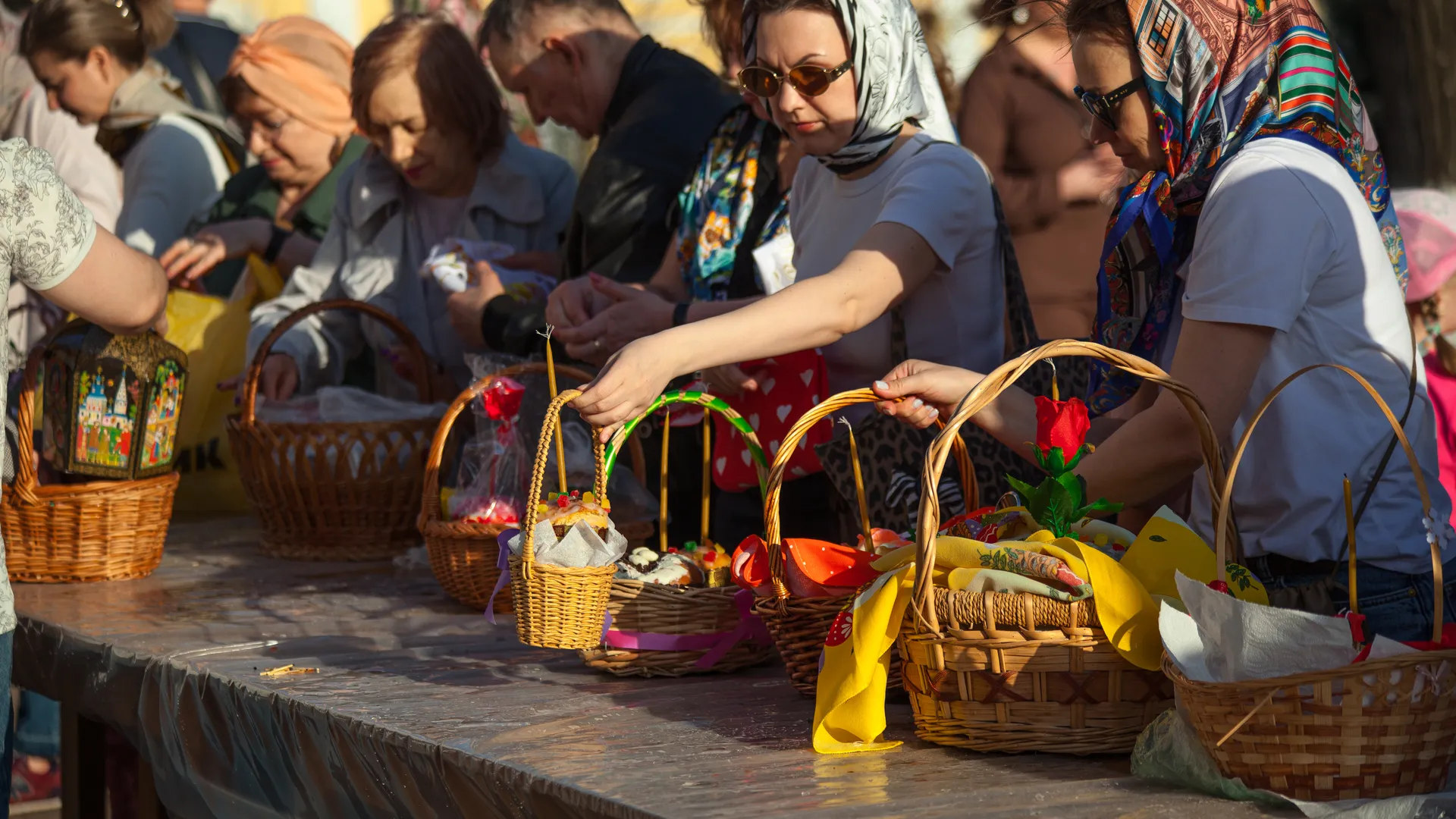 Пасха в Николо-Угрешском монастыре города Дзержинский