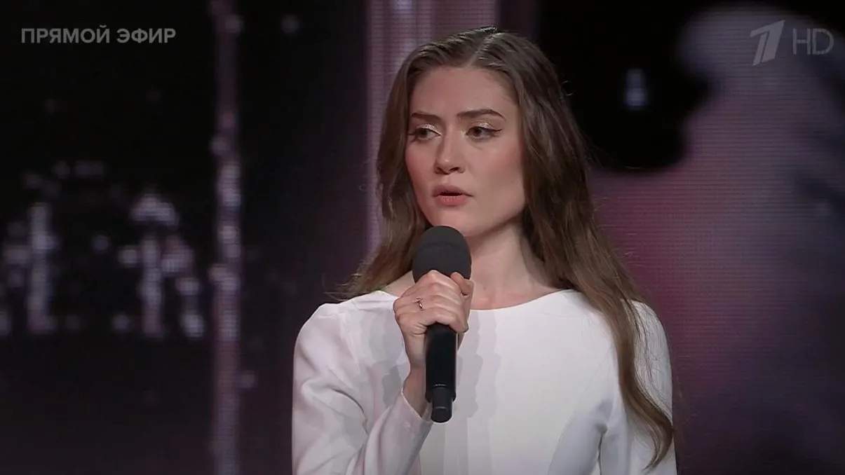 Кадр трансляции Первого канала