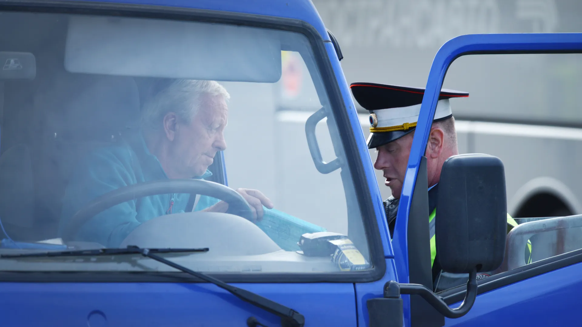 Работа пункта весового контроля