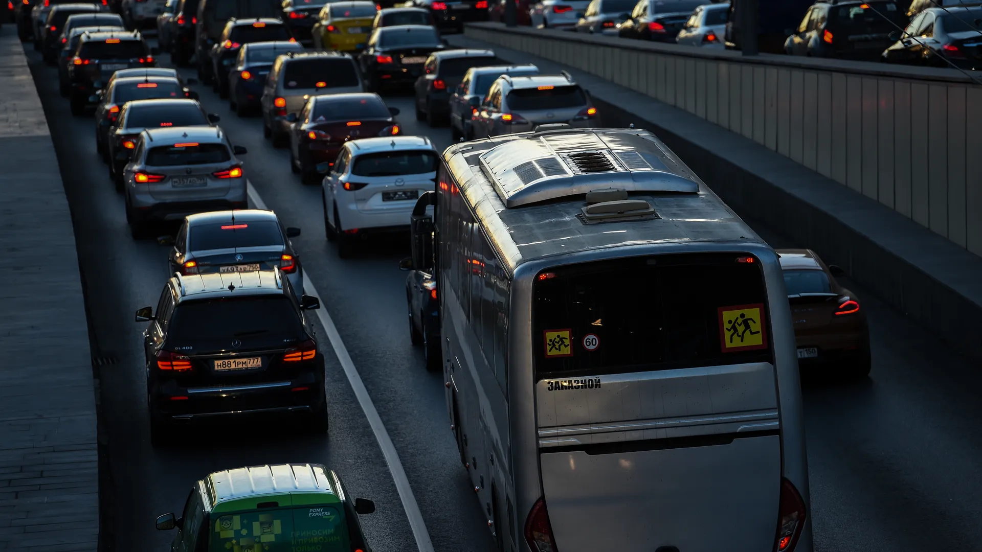 Вечерние пробки в Москве