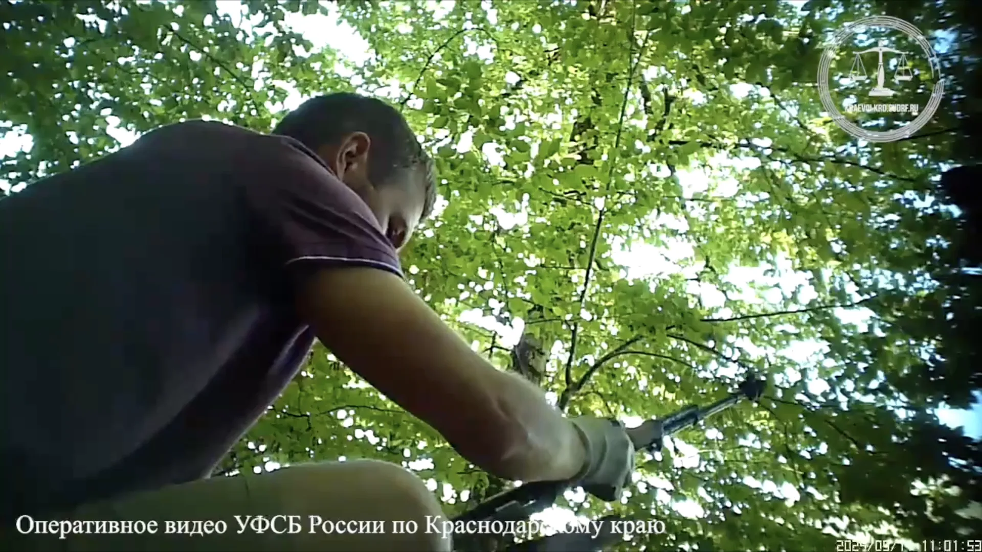 Объединенная пресс-служба судов Краснодарского края / Оперативное видео УФСБ РФ по Кубани / Скриншот ролика