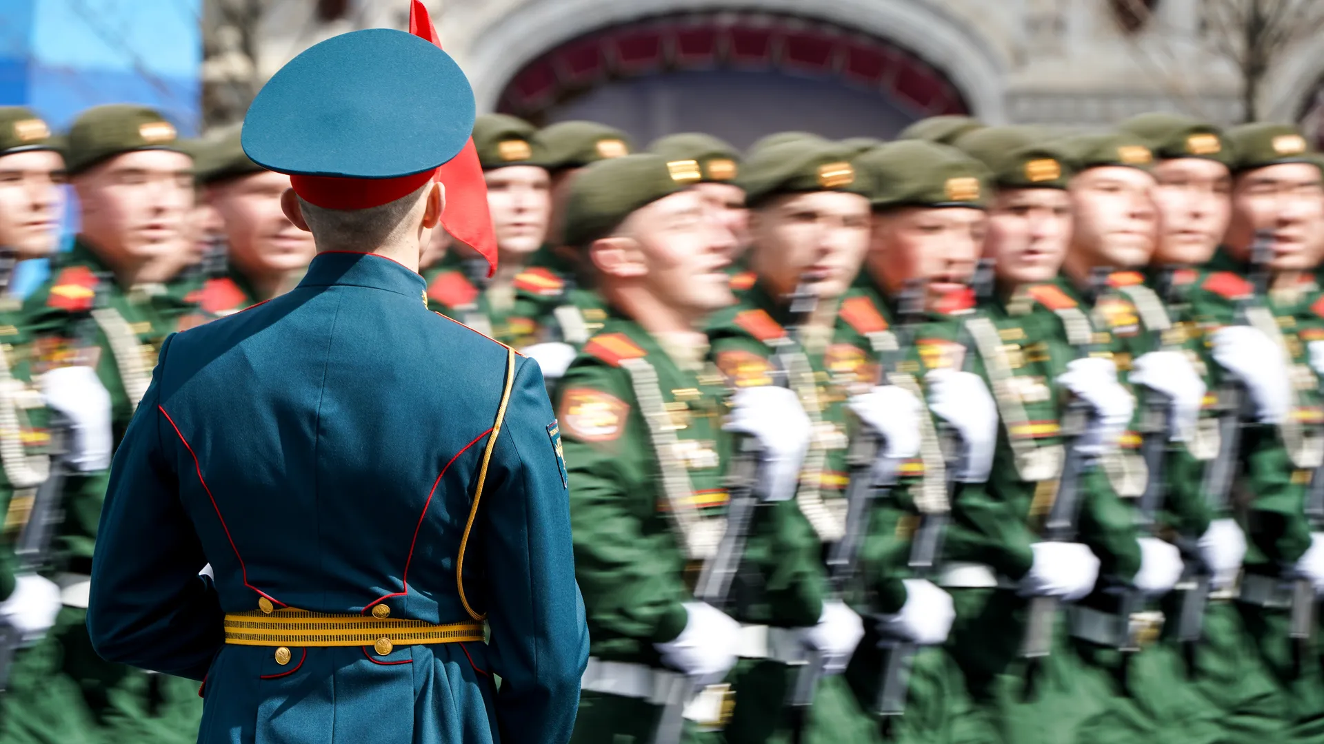 Генеральная репетиция парада Победы в Москве в 2021 году