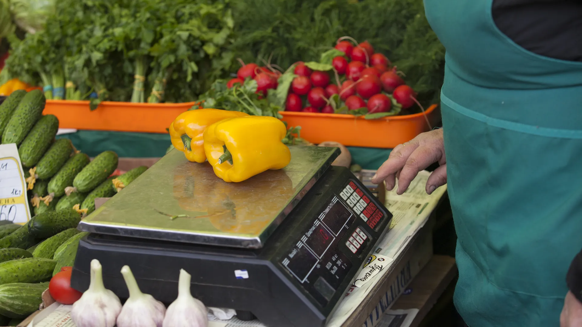 Продуктовый рынок в Москве