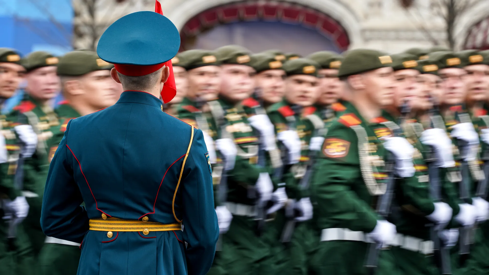 Генеральная репетиция парада Победы в Москве в 2021 году