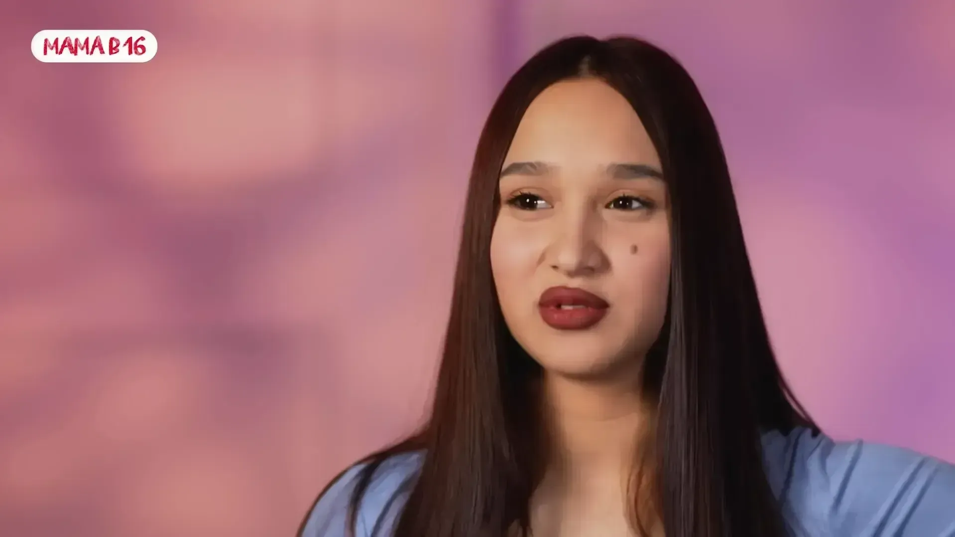 Алина из Новокузнецка/Кадр шоу «Мама в 16»