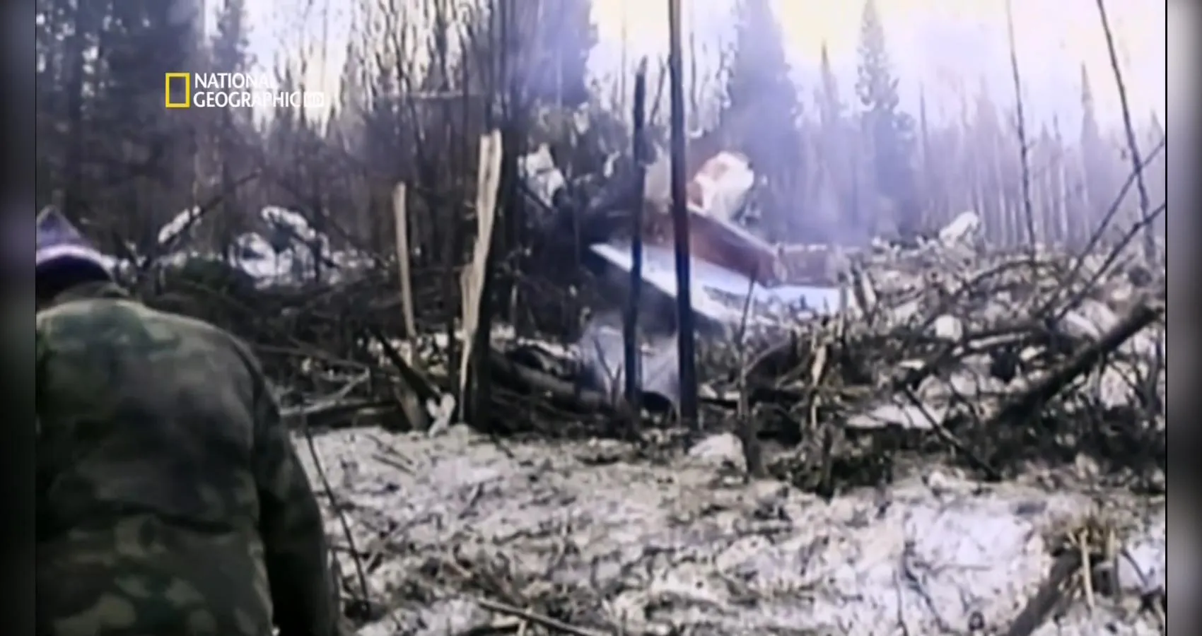 кадр документального фильма «Расследование Авиакатастроф» на National Geographic
