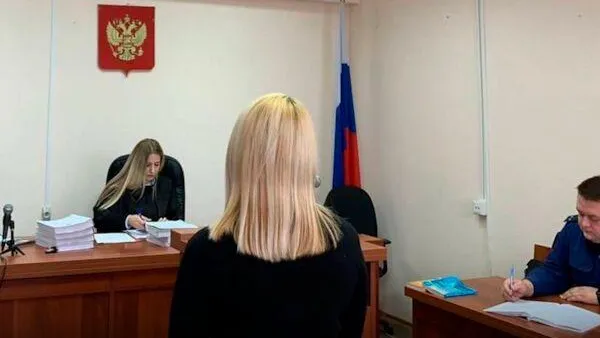 Рая Мамедова в суде