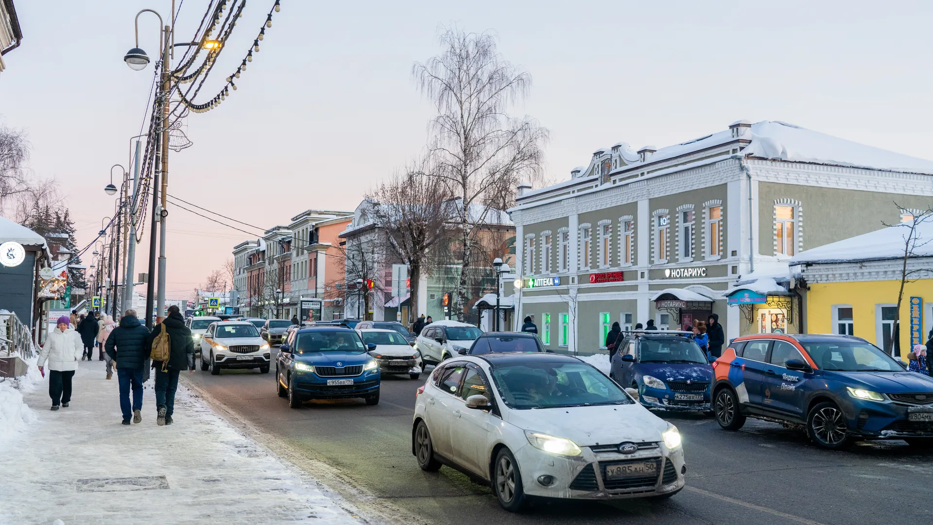Зимние виды Звенигорода