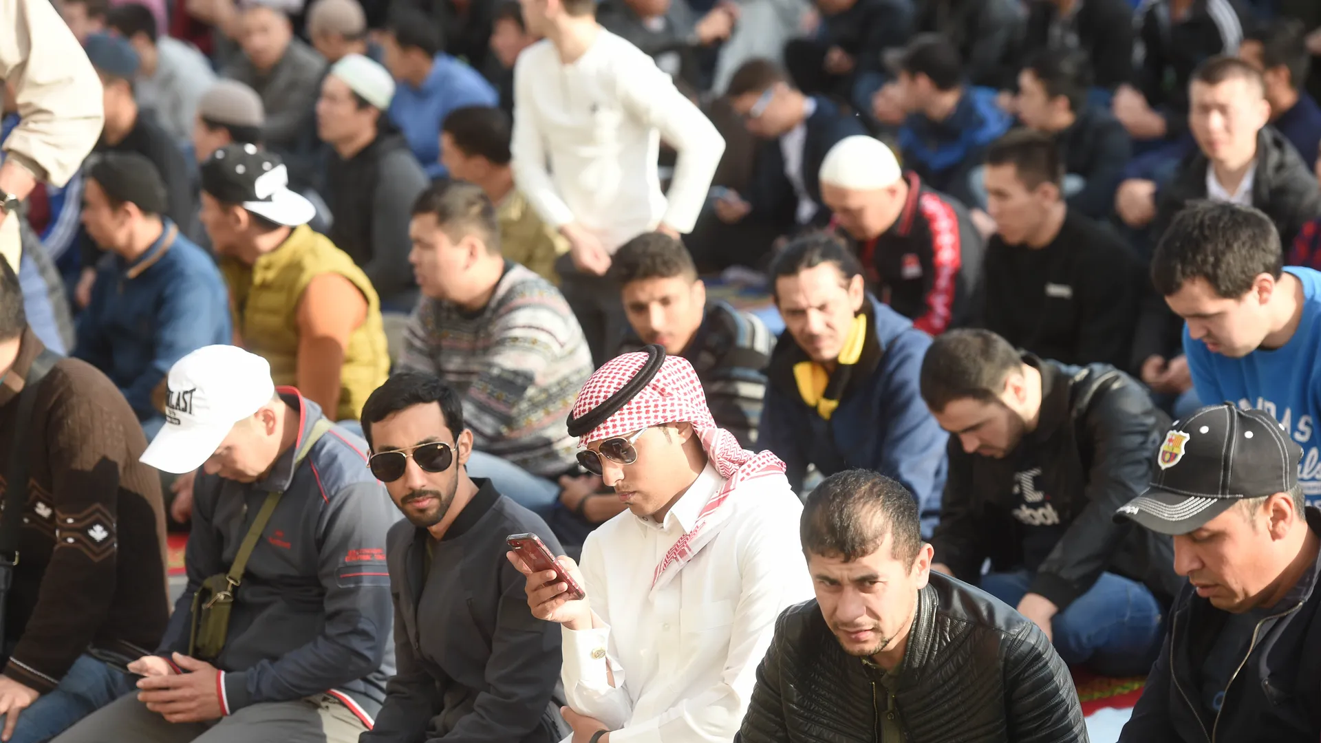 Празднование Ураза‑байрам в Москве в 2018 году