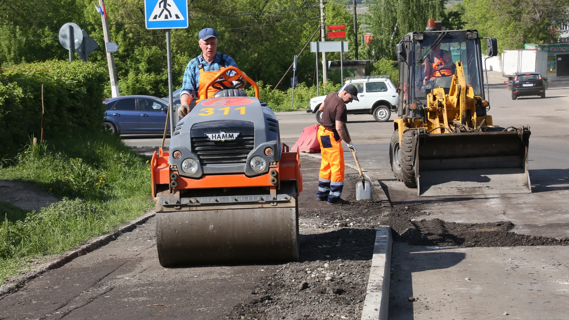 Ремонт дорог в Кашире