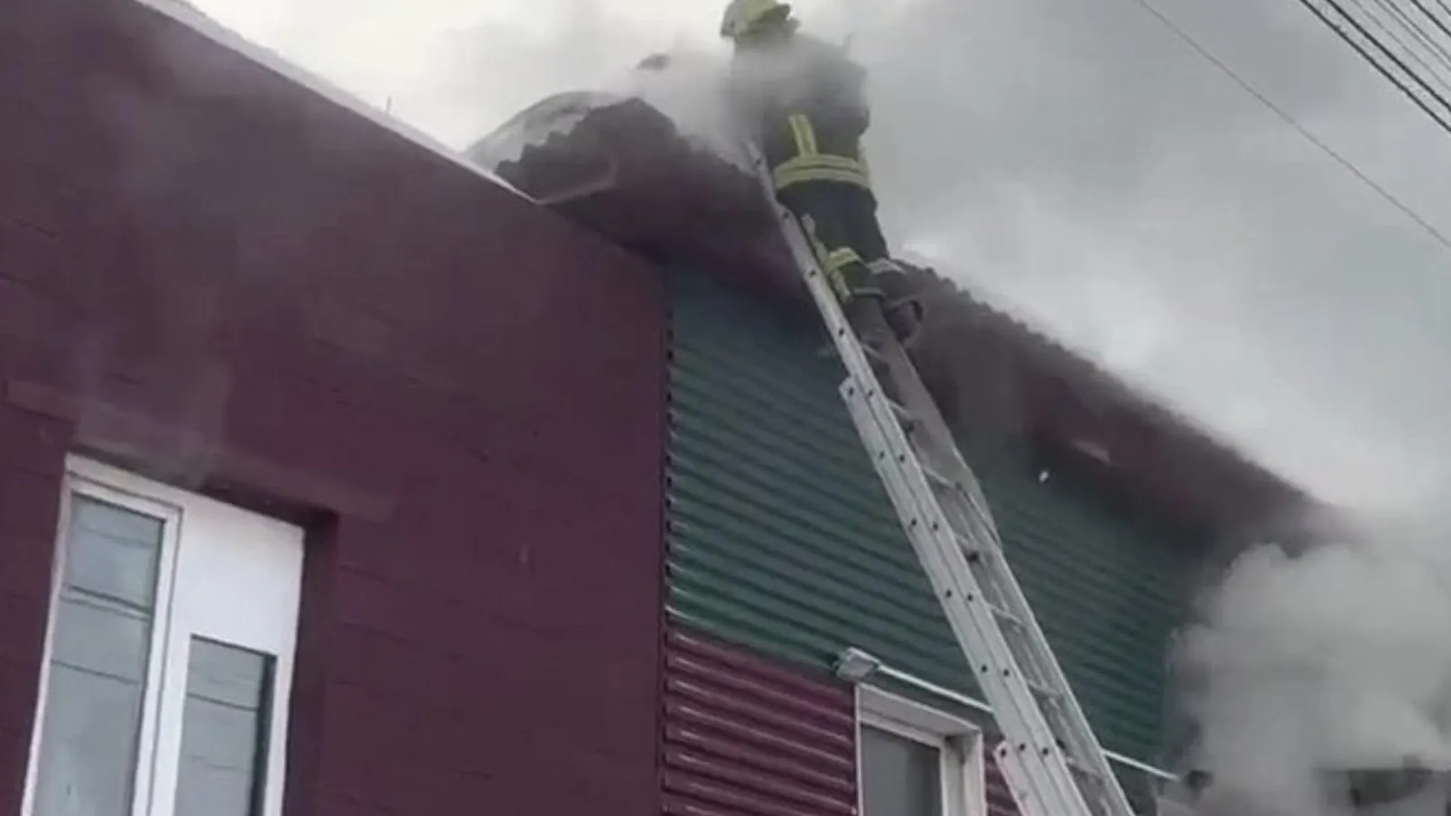 Скриншот с видеозаписи МЧС Иркутской области.