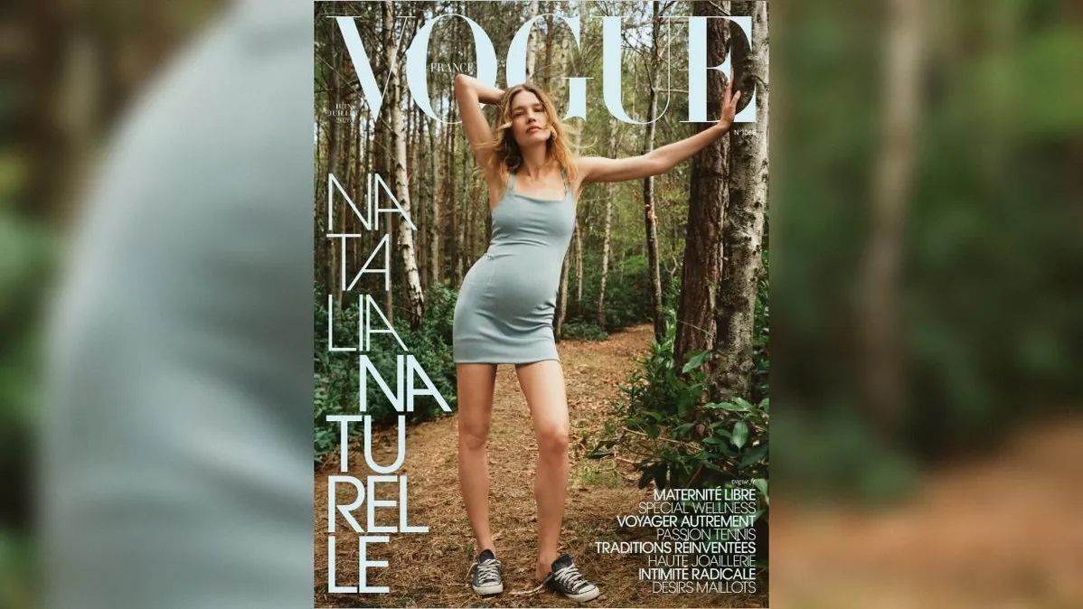 Наталья Водянова на обложке французского Vogue