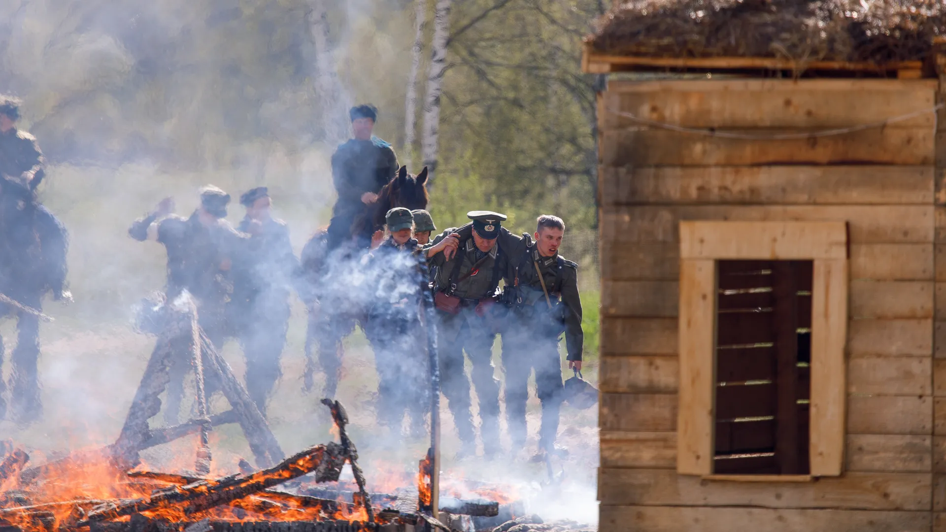 Военно-историческая реконструкция "Успех V единстве поколений" в Химках