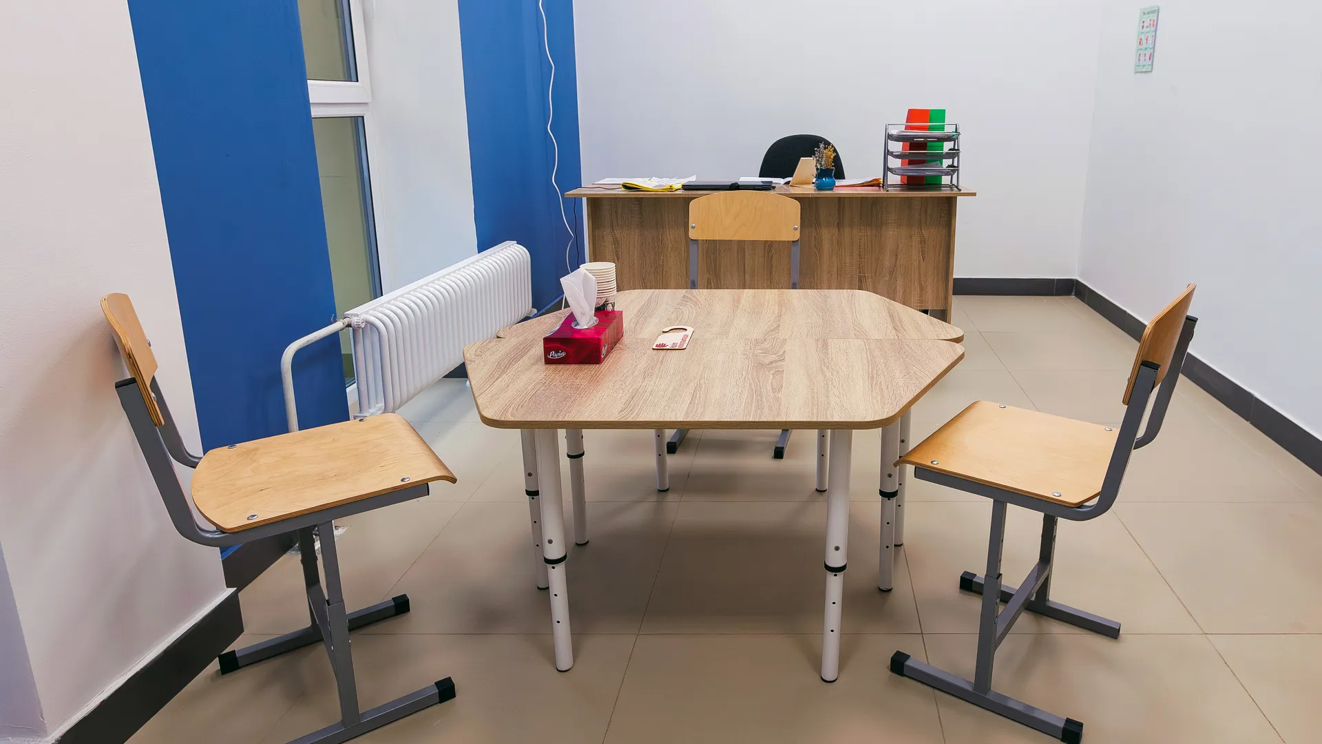 Кабинет психолога в новом корпусе школы № 15 в ЖК «Героев» в Балашихе