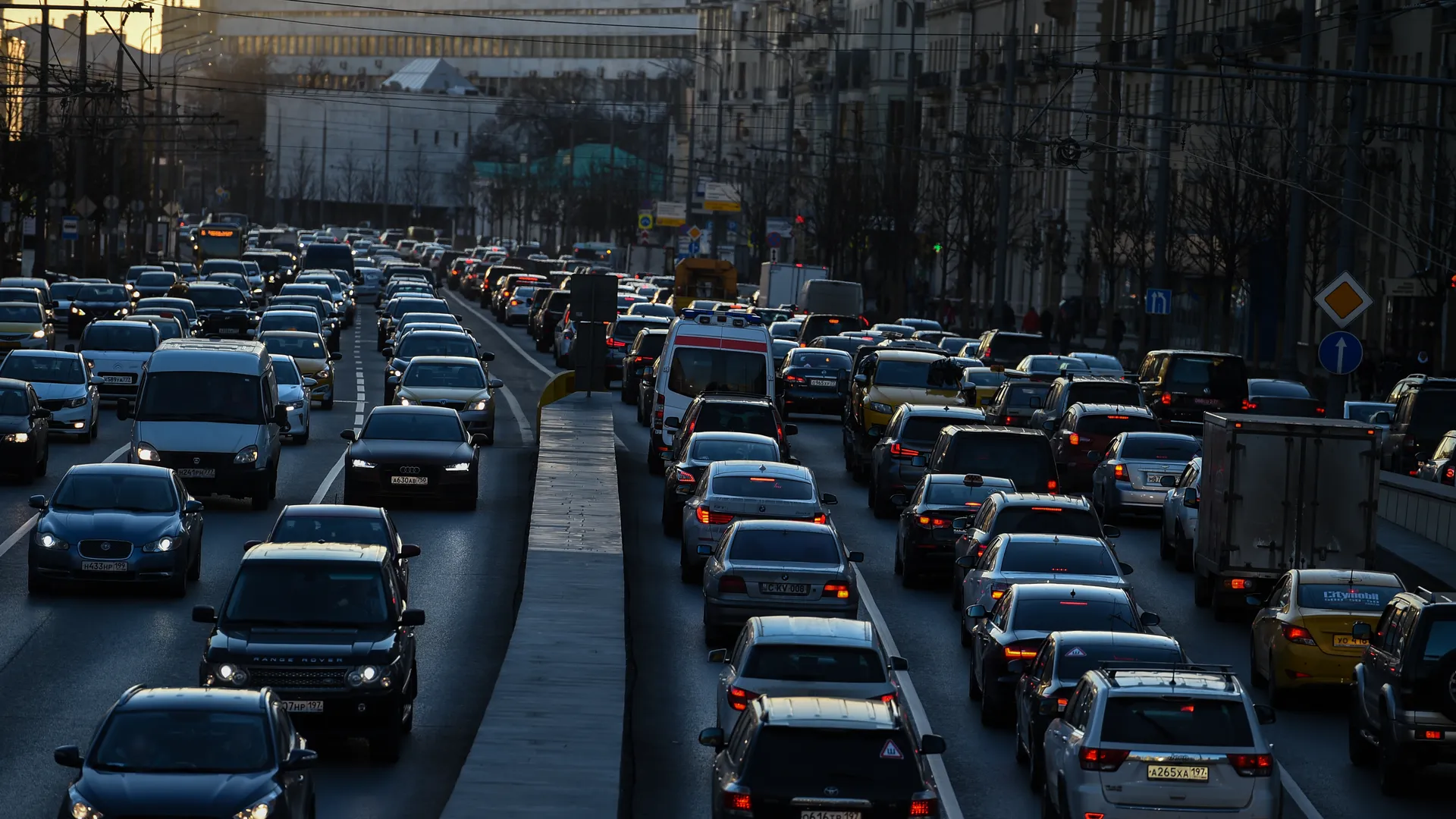 Вечерние пробки в Москве