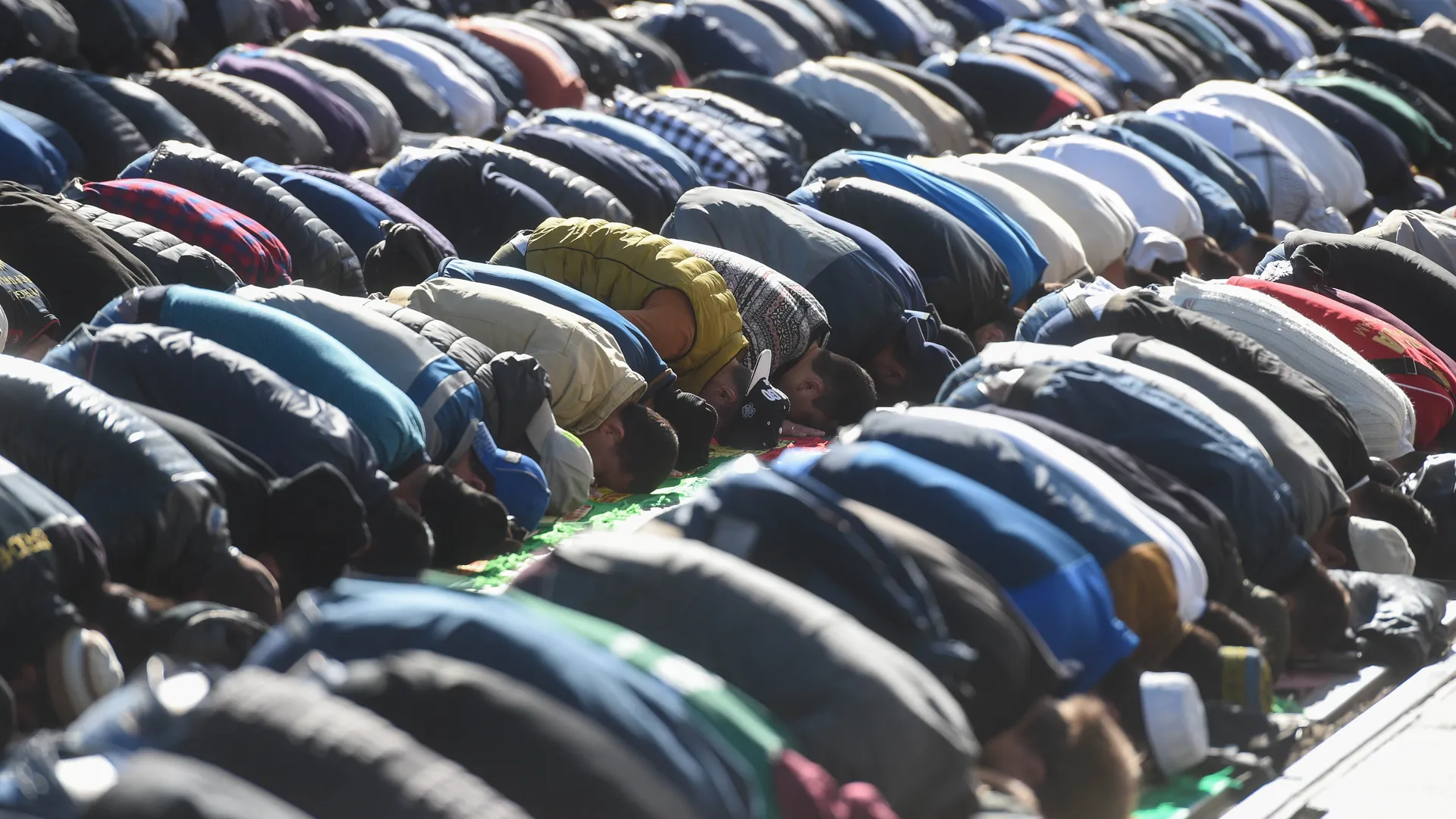 Празднование Ураза‑байрам в Москве в 2018 году