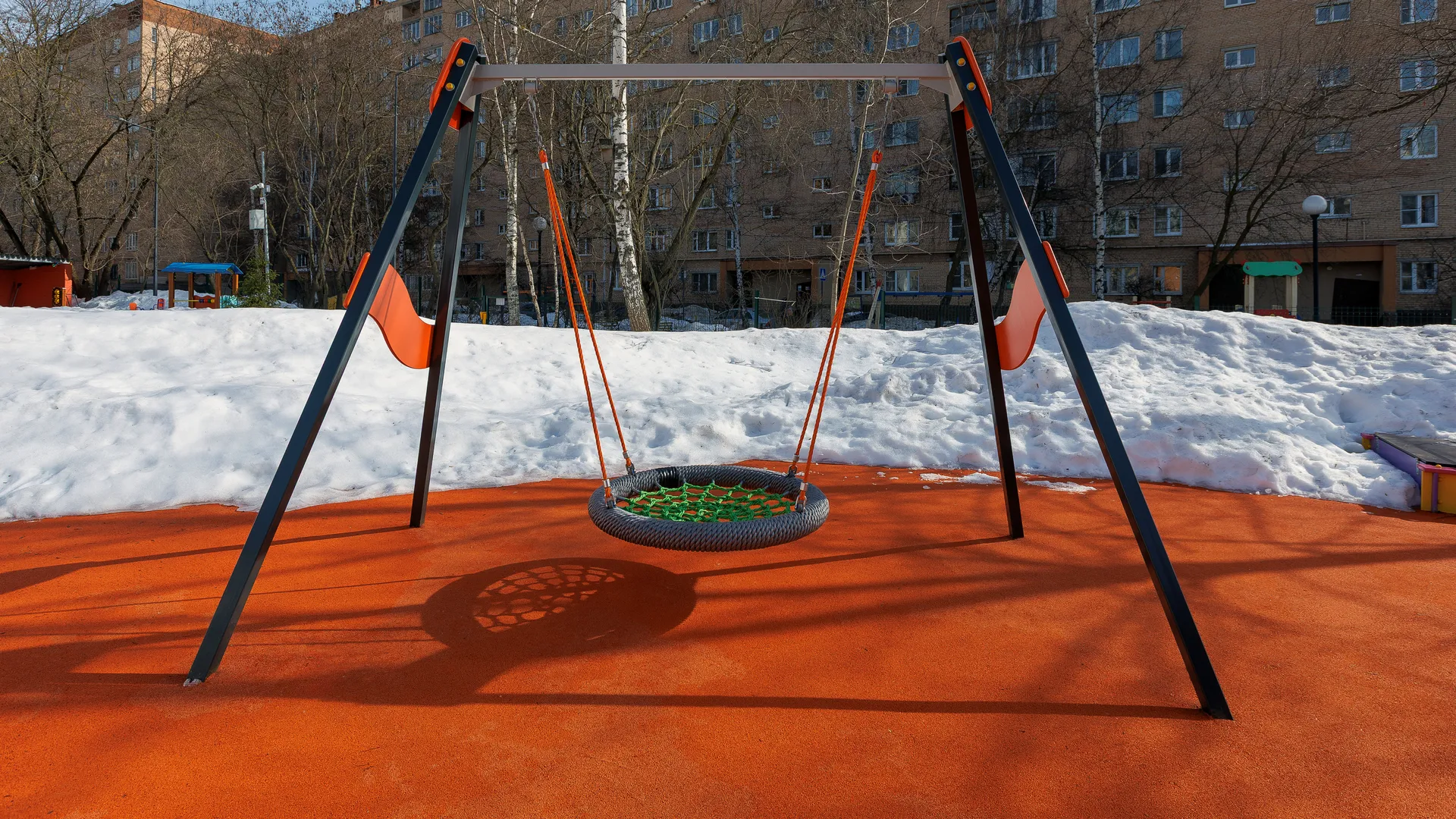 Игровая площадка детского сада «Золотой ключик» СОШ № 14 в Мытищах после капитального ремонта