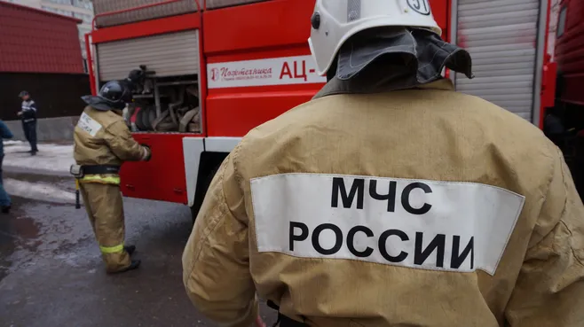 Пожарные в Краснознаменске