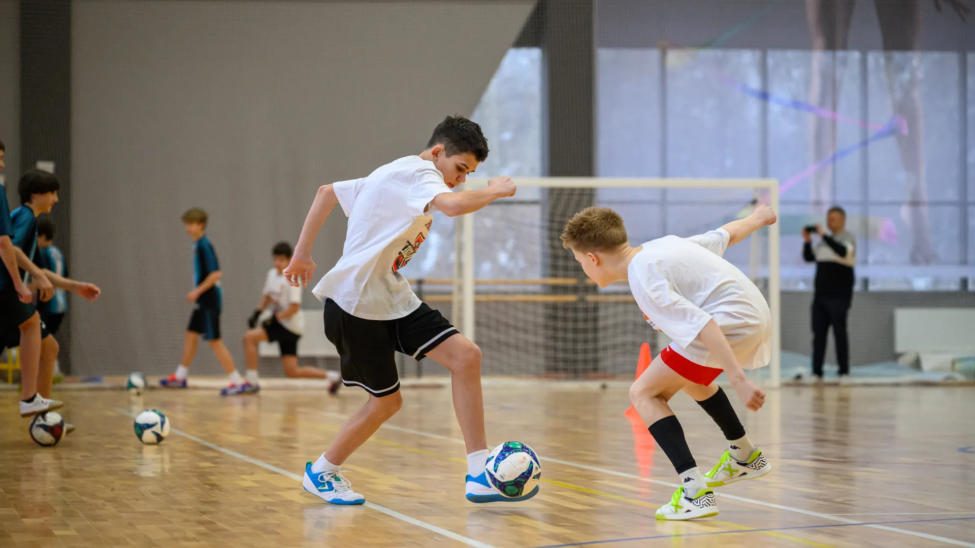 Единая школьная лига в Реутове: мастер-класс по футзалу для юных спортсменов