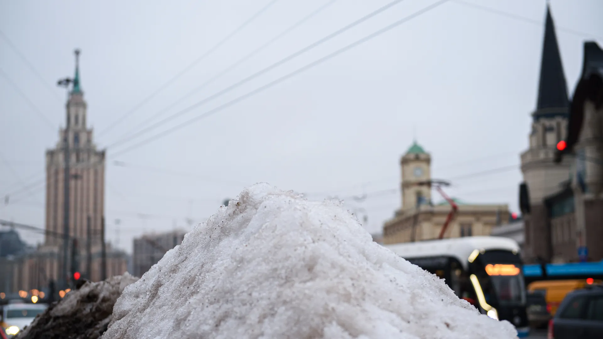 Декабрьская слякоть в Москве