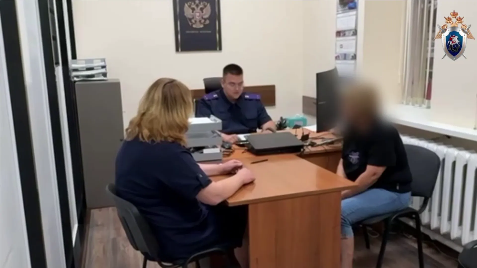 кадр видео пресс-службы СУ СК России по Краснодарскому краю