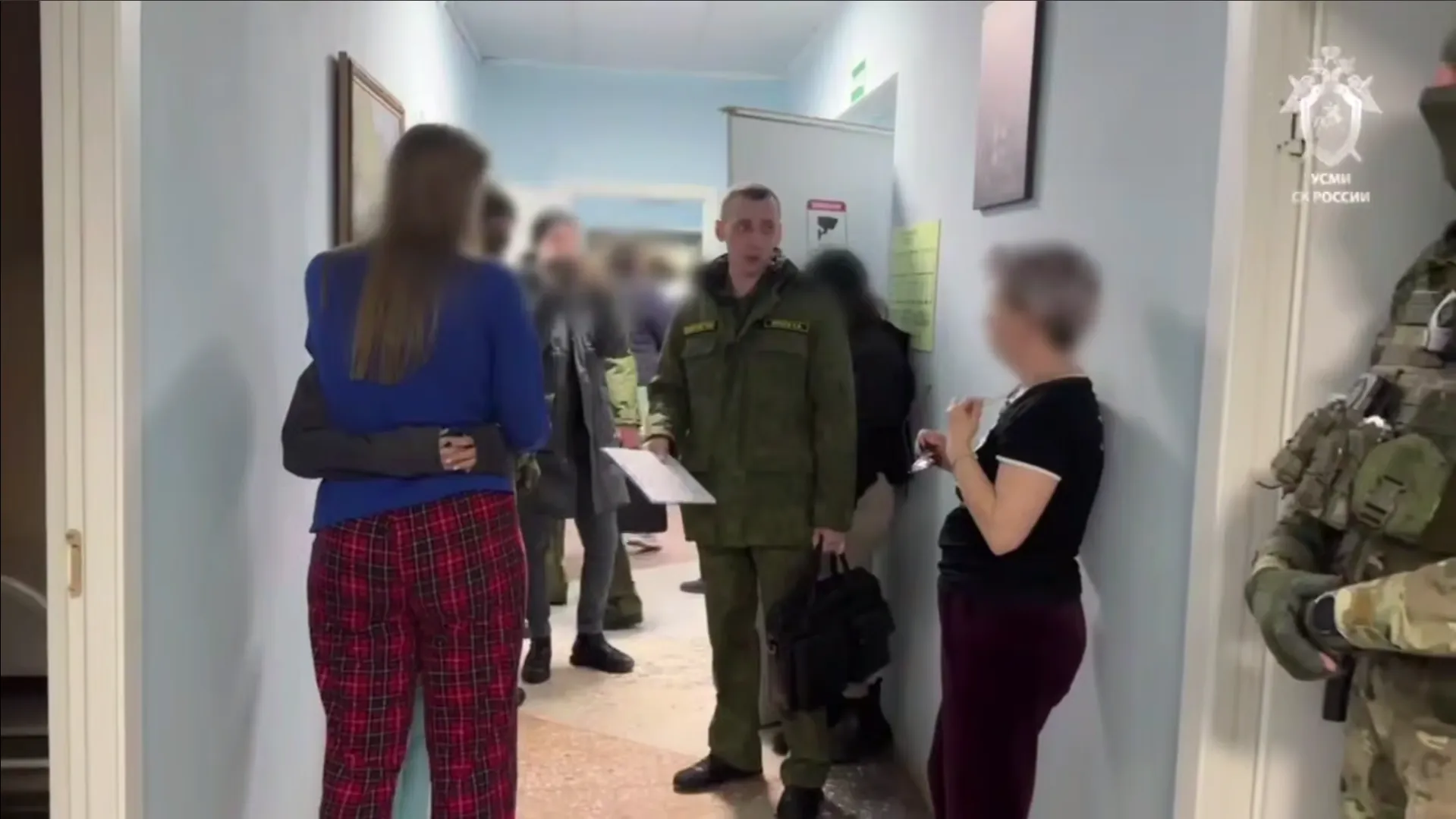 кадр видео пресс-службы СУ СК России по Кемеровской области — Кузбассу