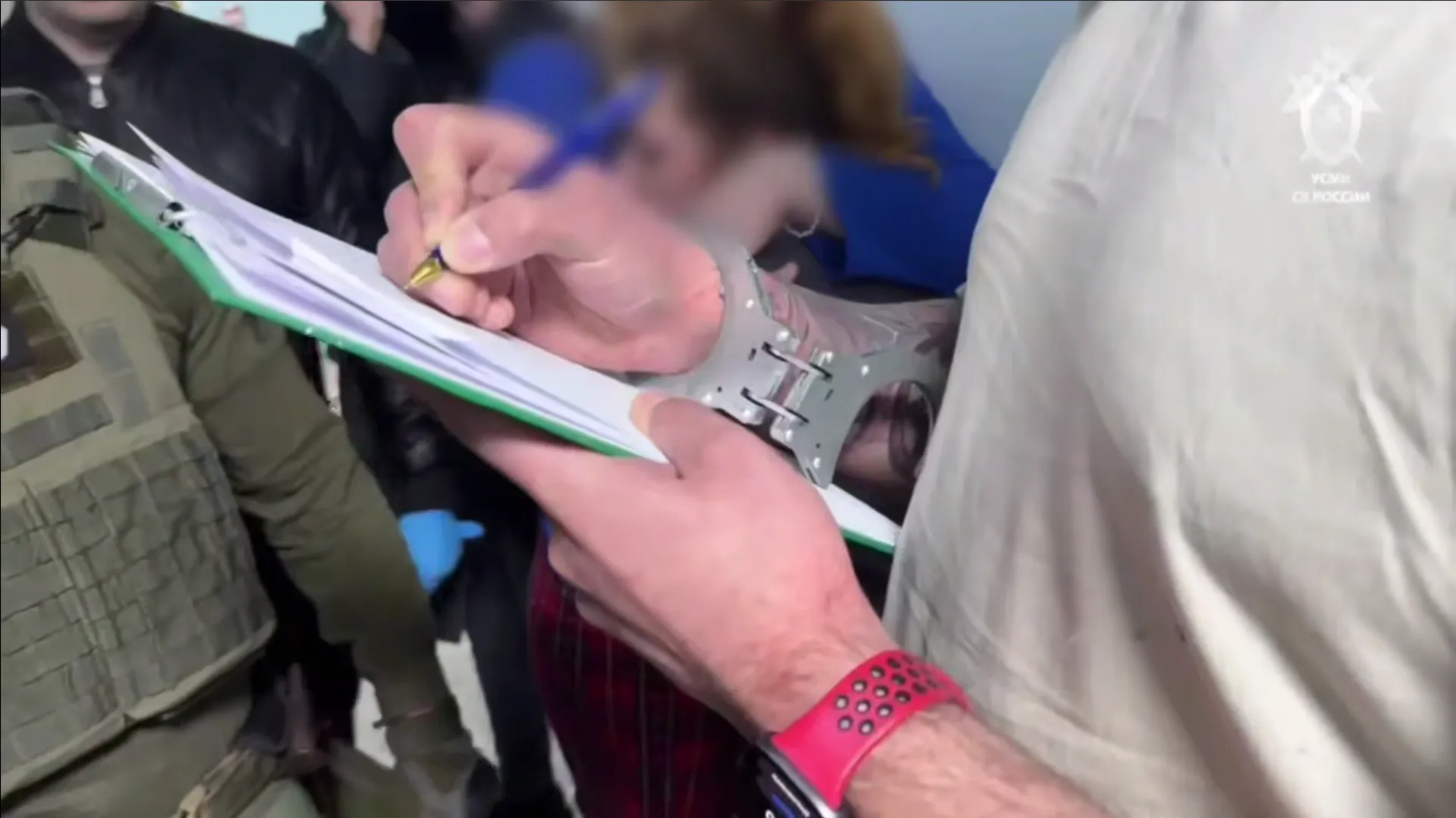 кадр видео пресс-службы СУ СК России по Кемеровской области — Кузбассу