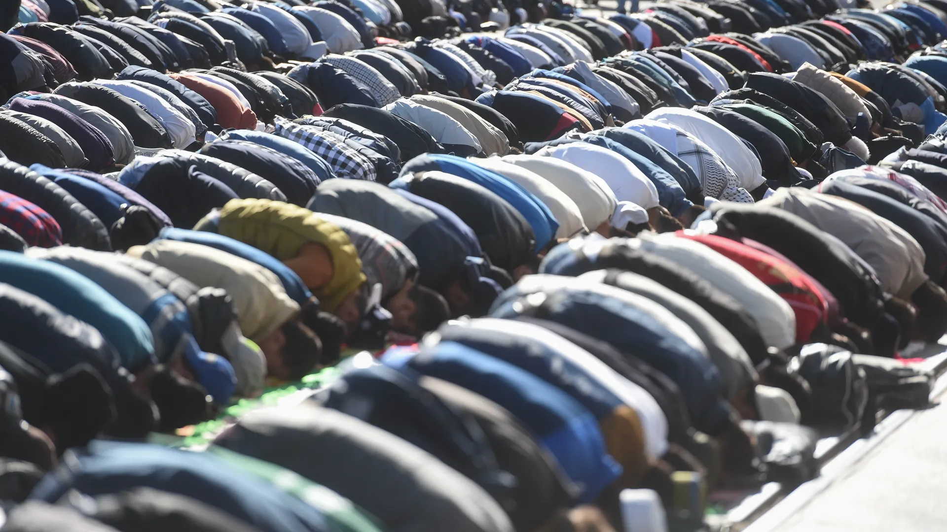 Празднование Ураза‑байрам в Москве в 2018 году