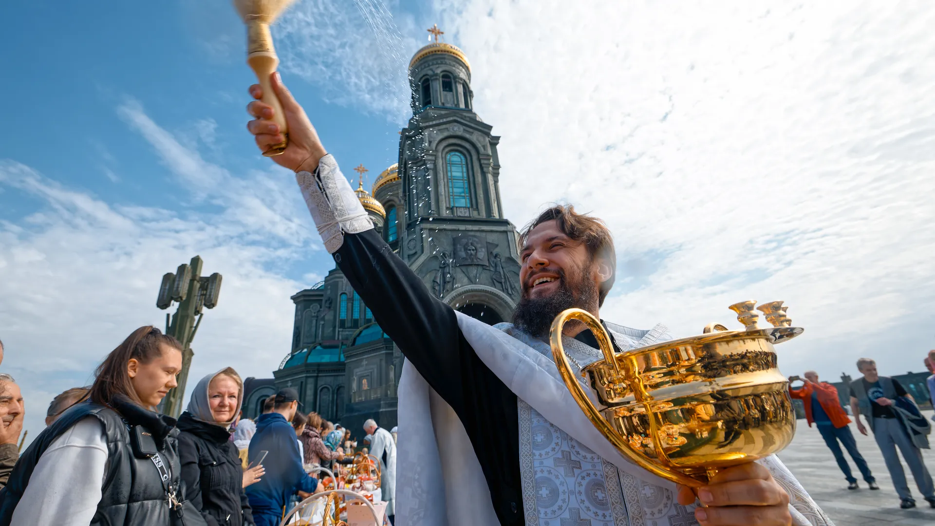 Пасха в Главном храме ВС РФ в Одинцовском округе