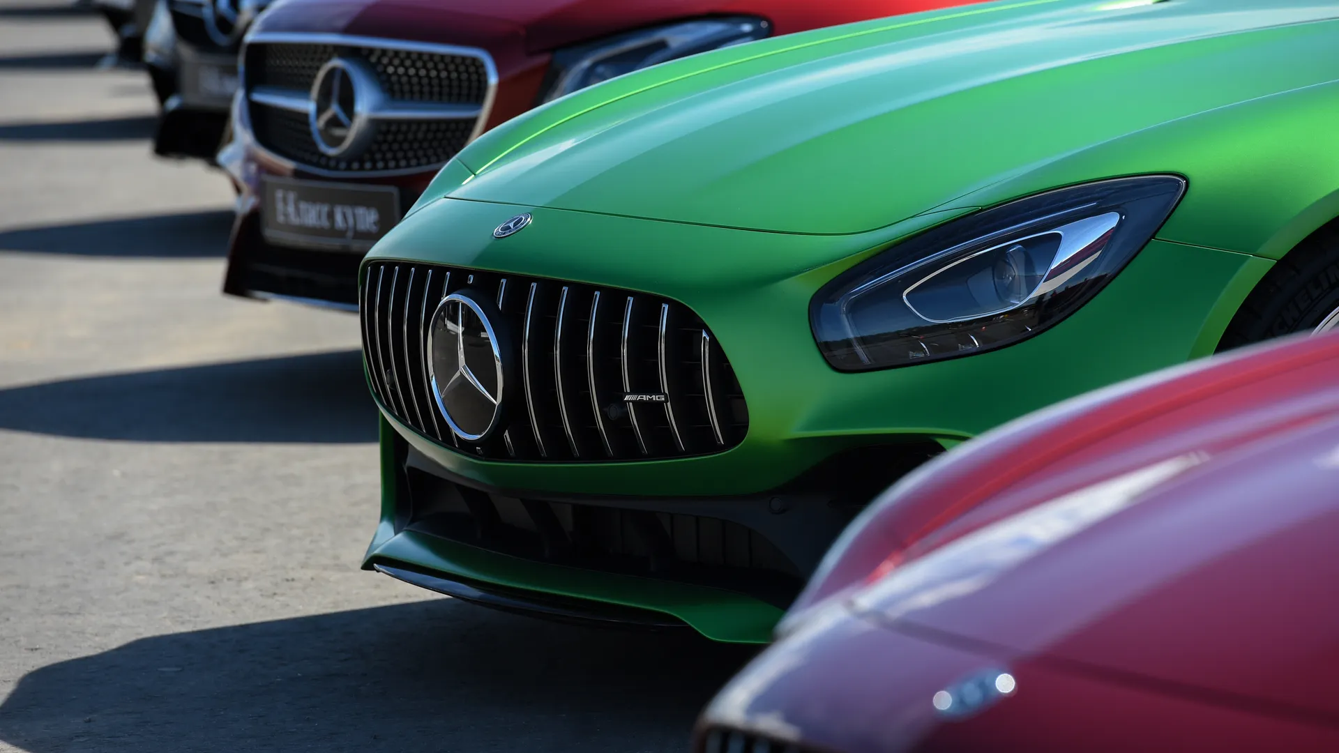 Торжественное заложение первого камня завода Мерседес в Подмосковье