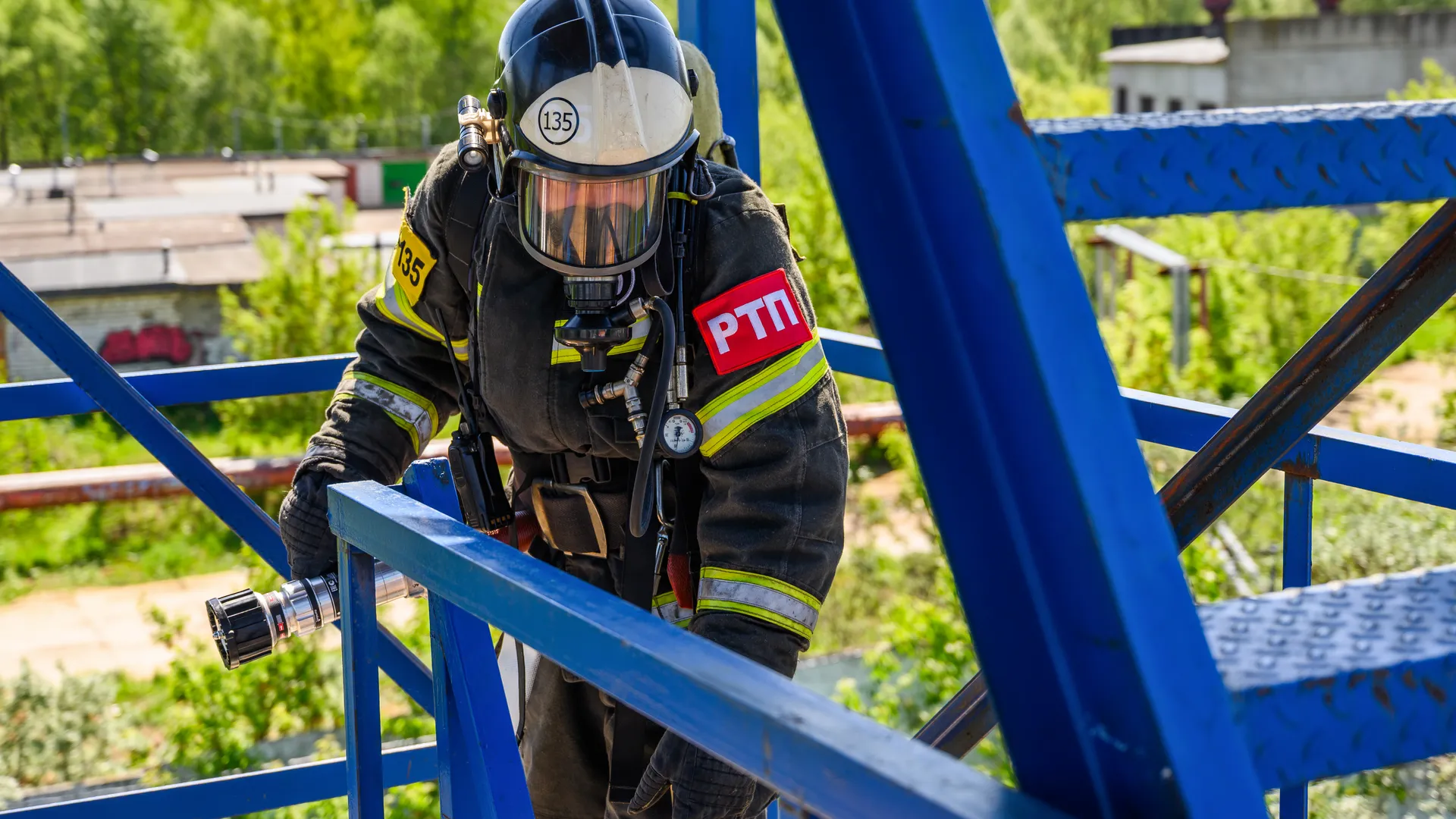 Соревнования спасателей в Ногинске Богородского округа