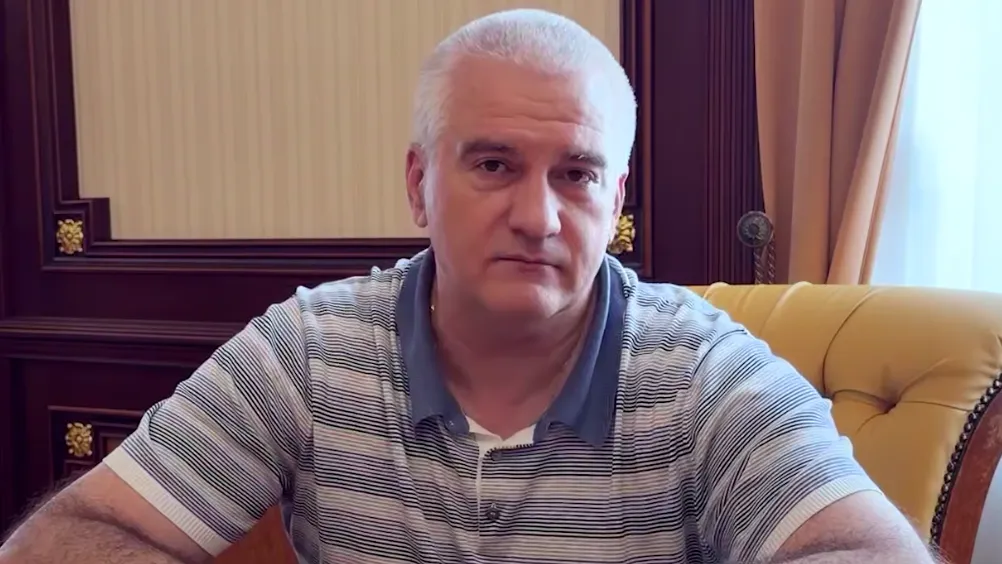 скриншот видео, глава Крыма Сергей Аксенов