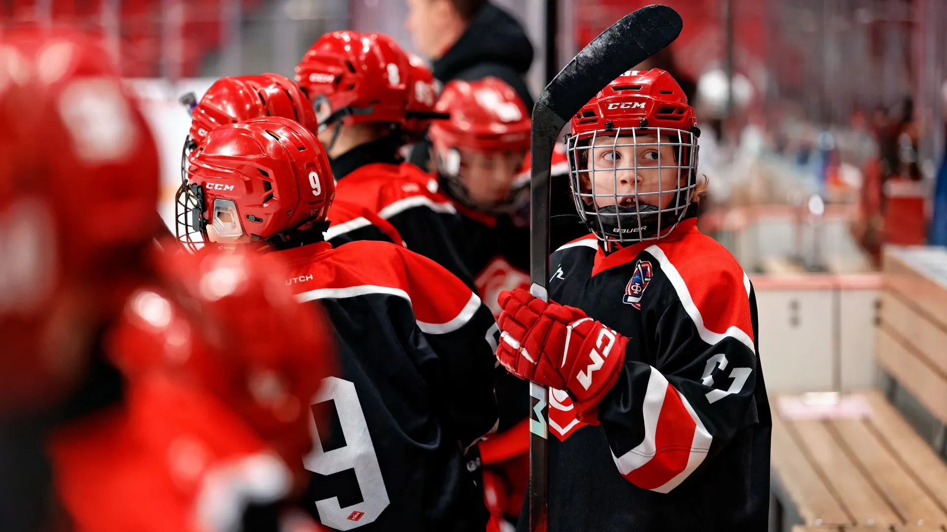 Хоккейный матч за золотую медаль в Кубке Юрия Ляпкина между командами «Спартак» из Москвы и «Витязь» из Подольска