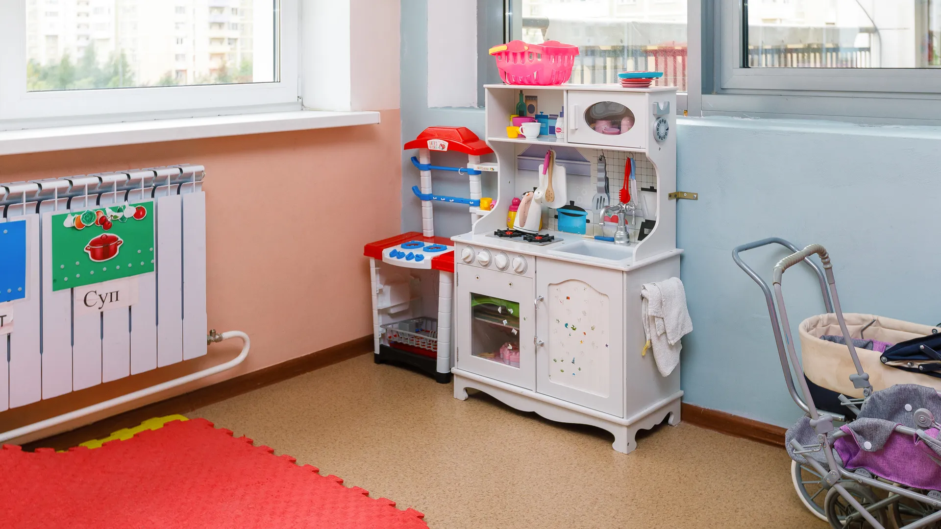 Игровая комната в детском саду «Улыбка» школы № 31 в Химках