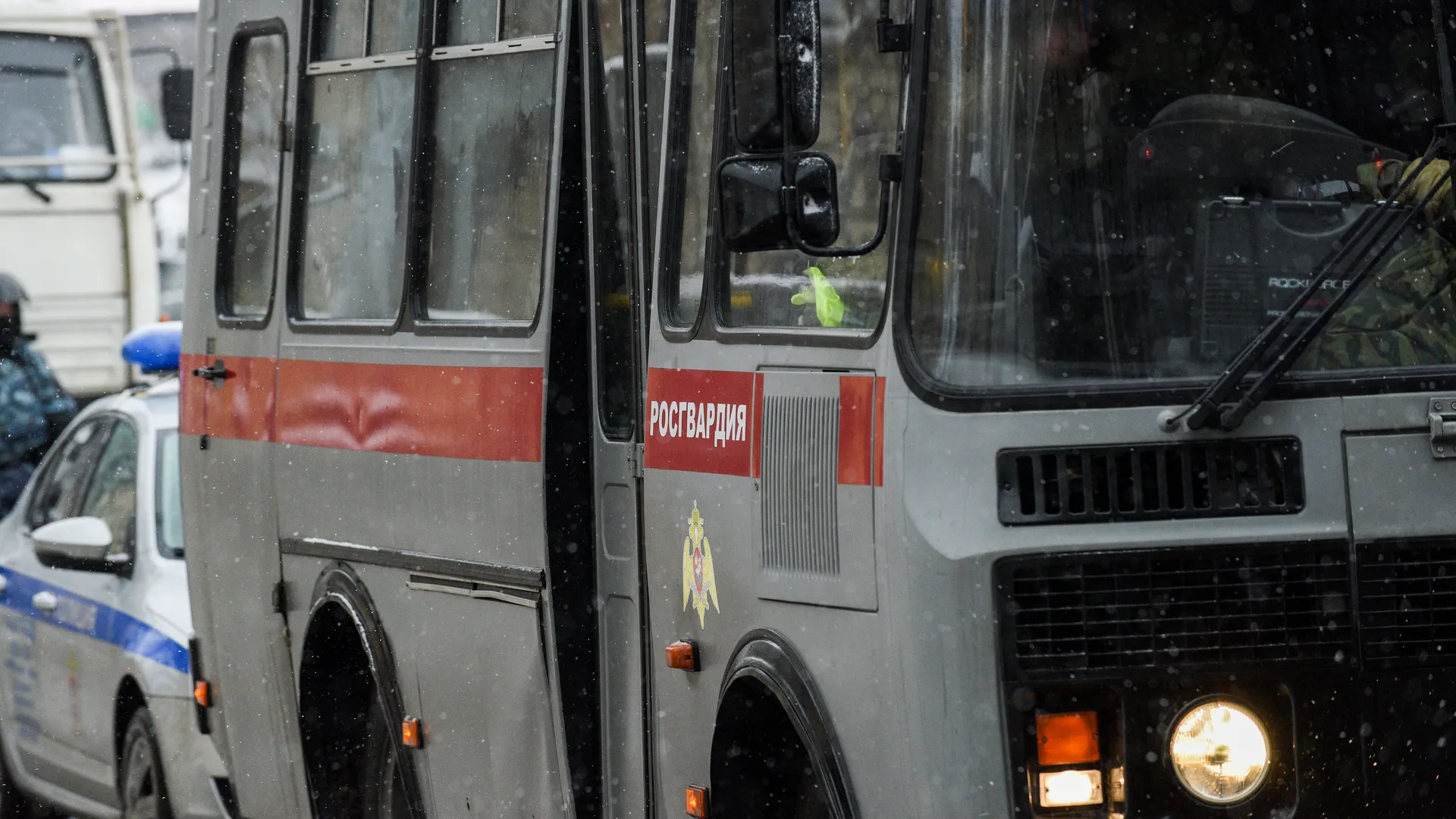 Охрана общественного порядка сотрудниками полиции в Москве