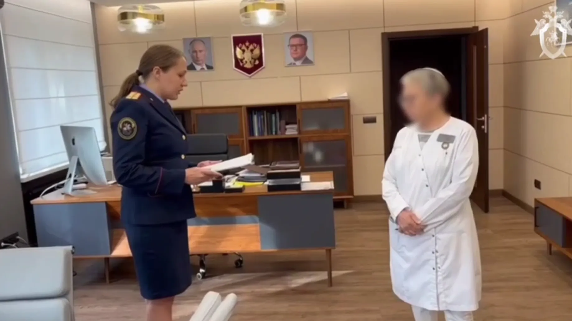 Скриншот с видеозаписи СУ СК по Челябинской области.