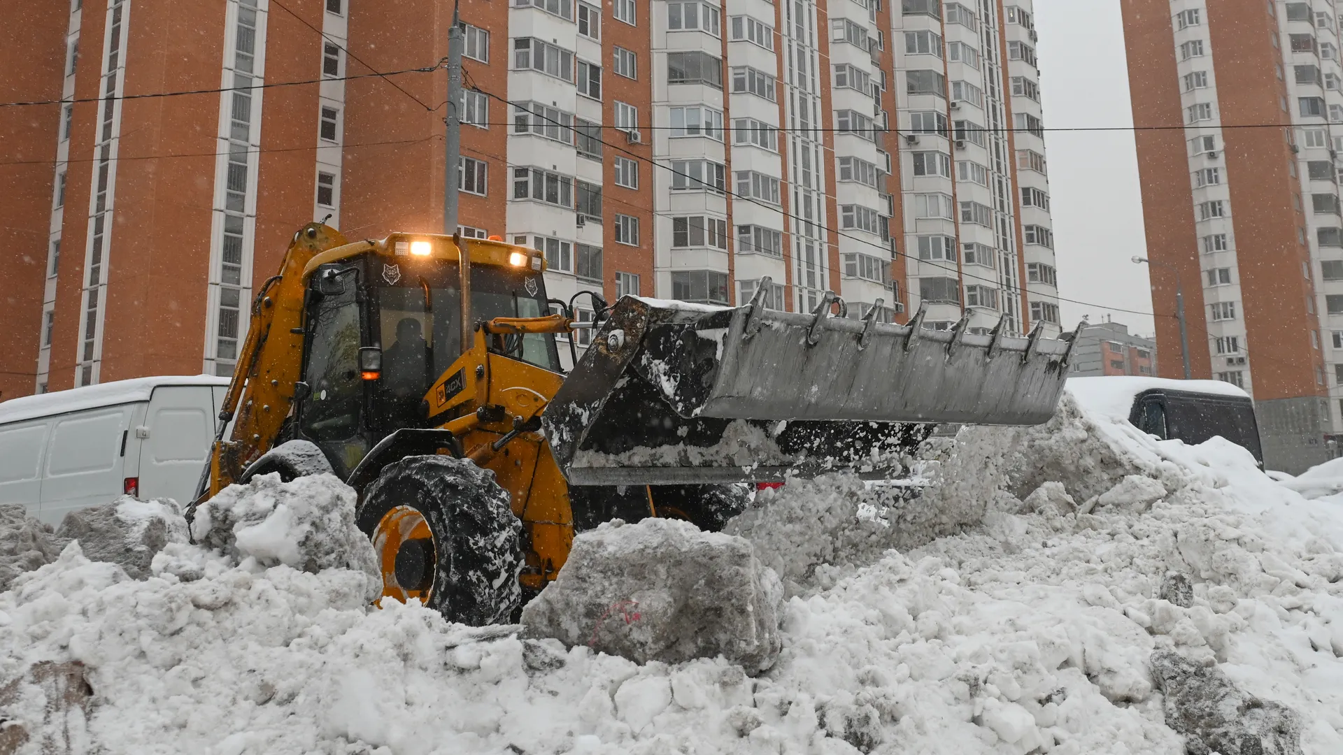Снегопад в Люберцах